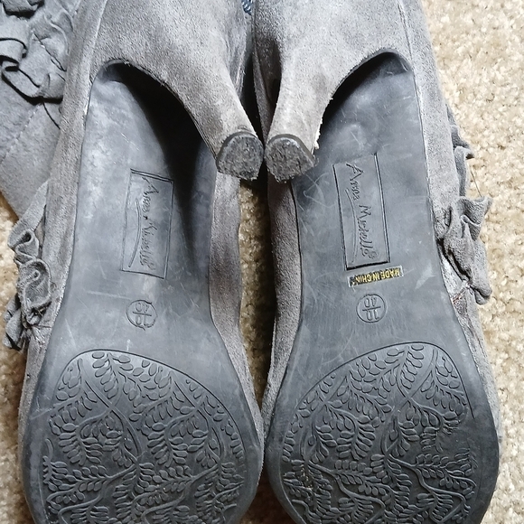 (#233) Anna Michelle Side Ruffle 20"L Boots - Picture 15 of 16